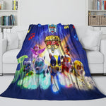 Paw Patrol Mighty Pups Blanket Flannel Throw Room Decoration