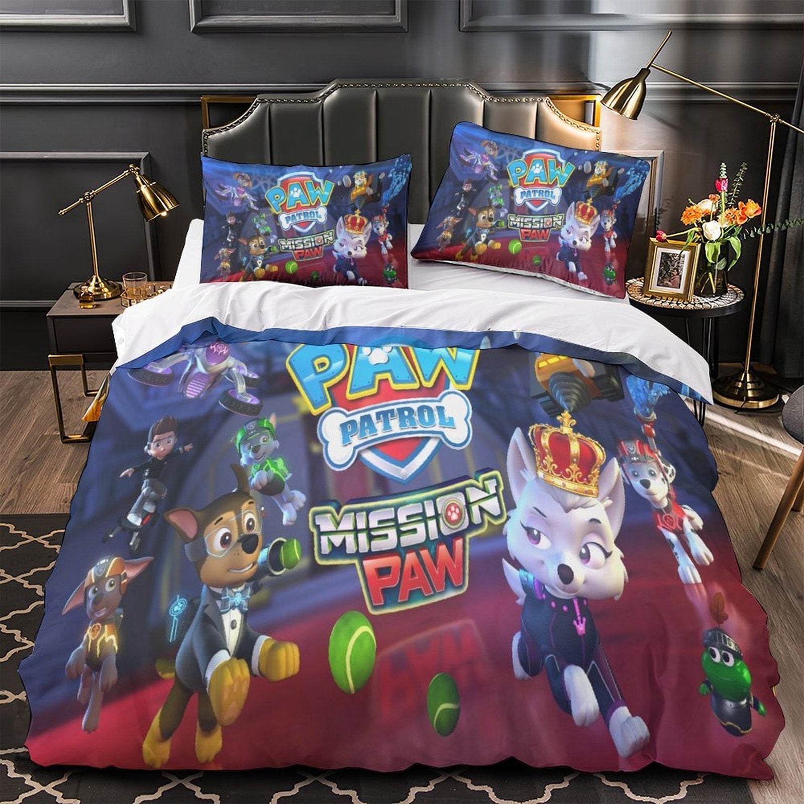 Paw Patrol Mission Paw Duvet Cover Bedding Set Without Filler