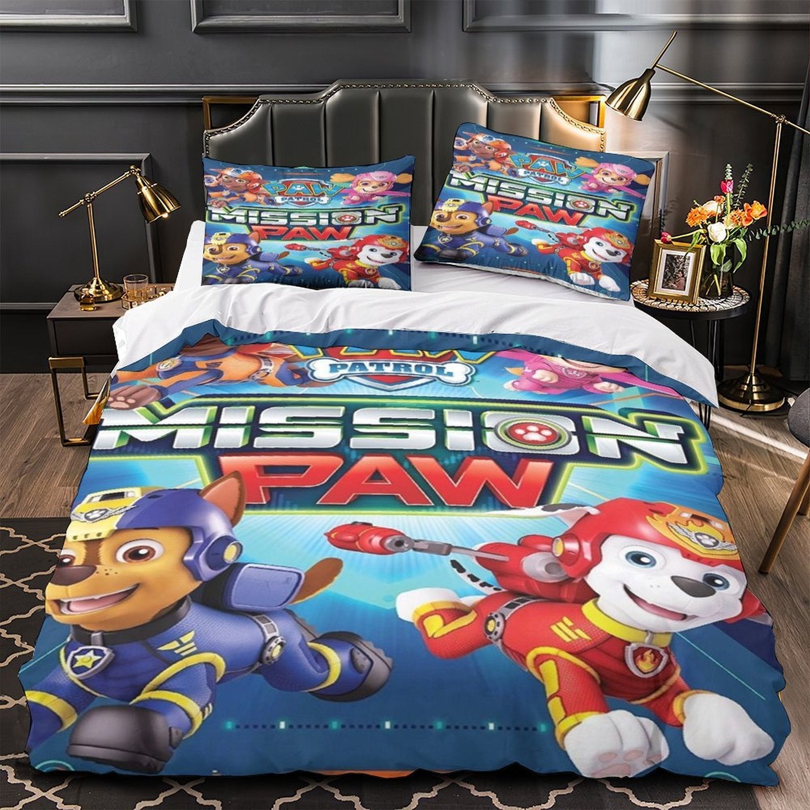 Paw Patrol Mission Paw Duvet Cover Bedding Set Without Filler