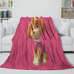 Paw Patrol Skye Blanket Flannel Throw Kids Room Decoration