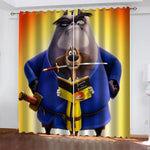 Paws of Fury The Legend of Hank Curtains Blackout Window Drapes