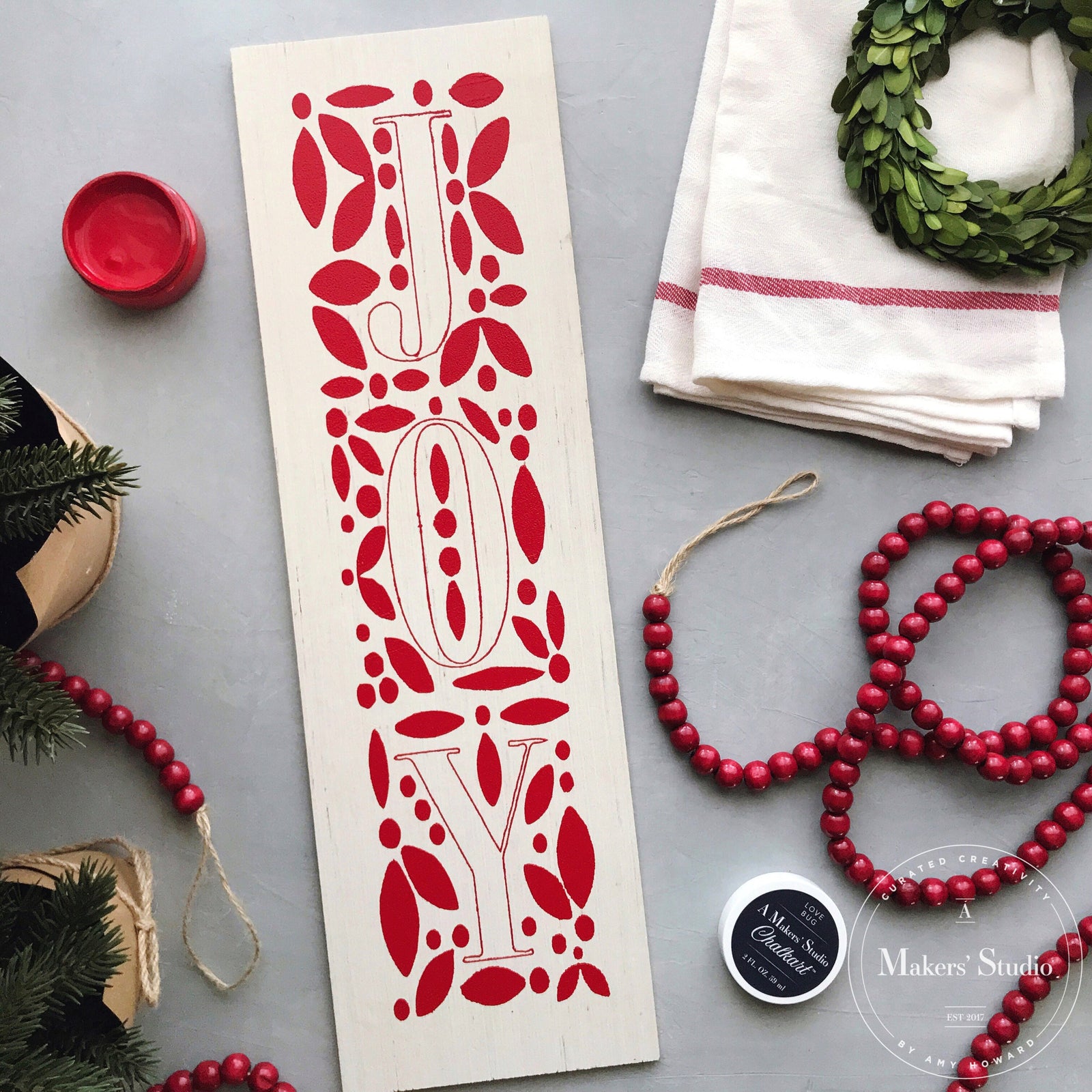 Peace on Earth - Mesh Stencil 12x18