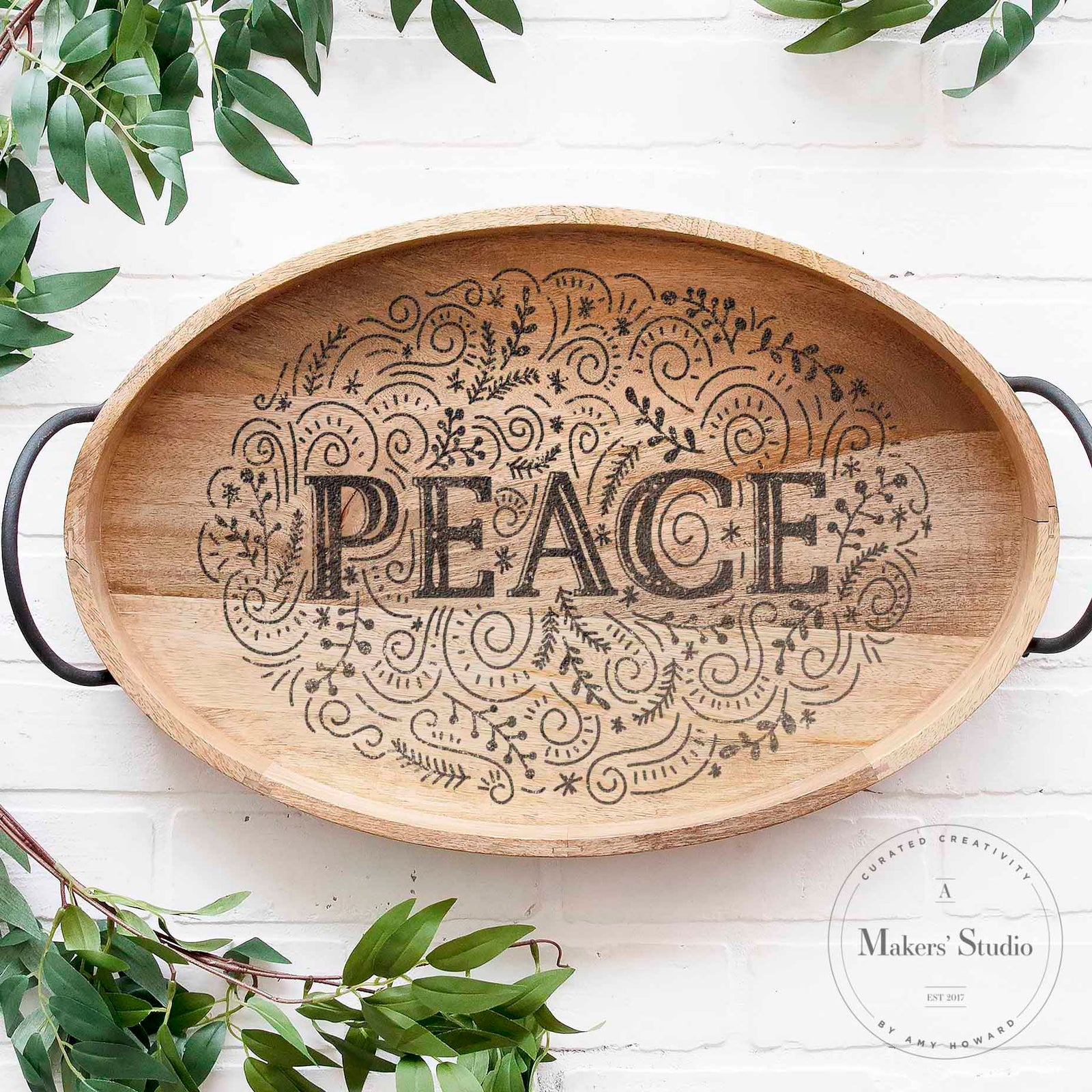 Peace To All - Mesh Stencil - 8.5x11