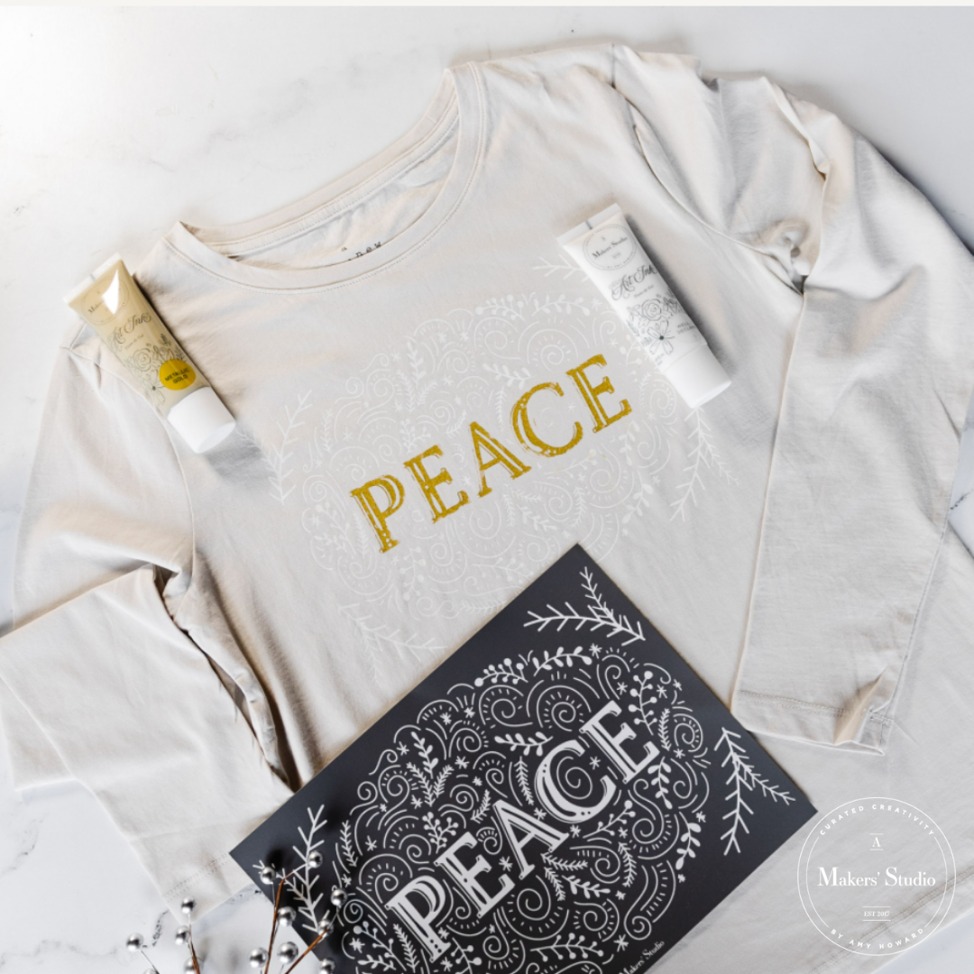 Peace To All - Mesh Stencil - 8.5x11