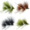 Circus Peanut Envy Streamer Collection - 4 Colors - Articulated Flies - Set of 4 - Hook Size 6
