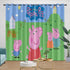 Peppa Pig Curtains Pattern Blackout Window Drapes