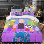 Peppa Pig Duvet Cover Pattern Bedding Set Without Filler
