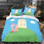 Peppa Pig Duvet Cover Pattern Bedding Set Without Filler