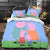 Peppa Pig Duvet Cover Pattern Bedding Set Without Filler