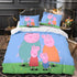 Peppa Pig Duvet Cover Pattern Bedding Set Without Filler