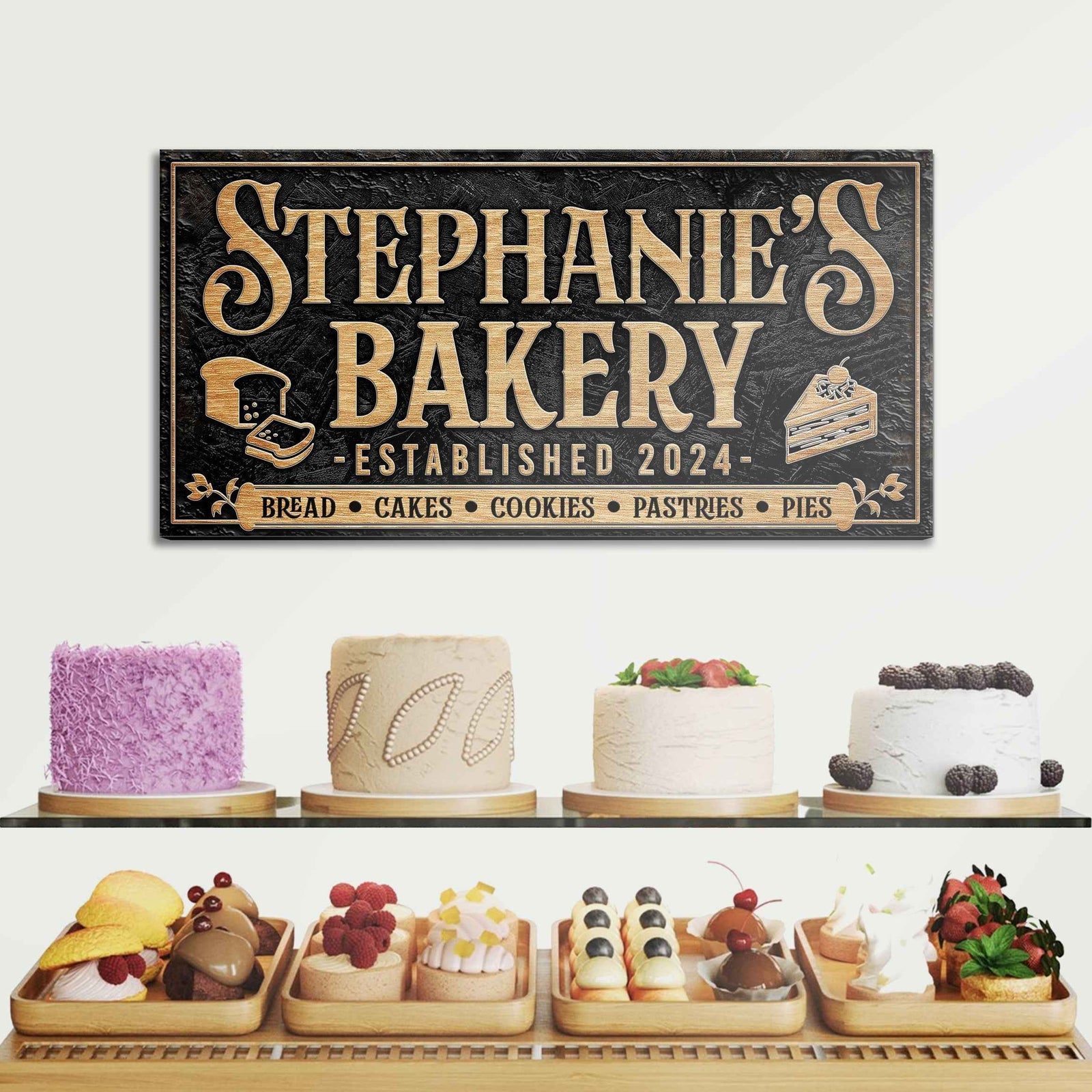 Personalized Bakery Sign