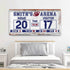 Personalized Football Scoreboard Sign
