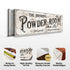 Personalized Powder Room Sign