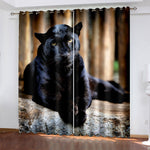 Pet Dogs Curtains Blackout Window Treatments Drapes for Room Decoration