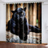 Pet Dogs Curtains Blackout Window Treatments Drapes for Room Decoration