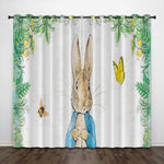 Peter Rabbit Curtains Pattern Blackout Window Drapes