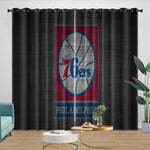 Philadelphia 76ers Curtains Blackout Window Drapes Room Decoration