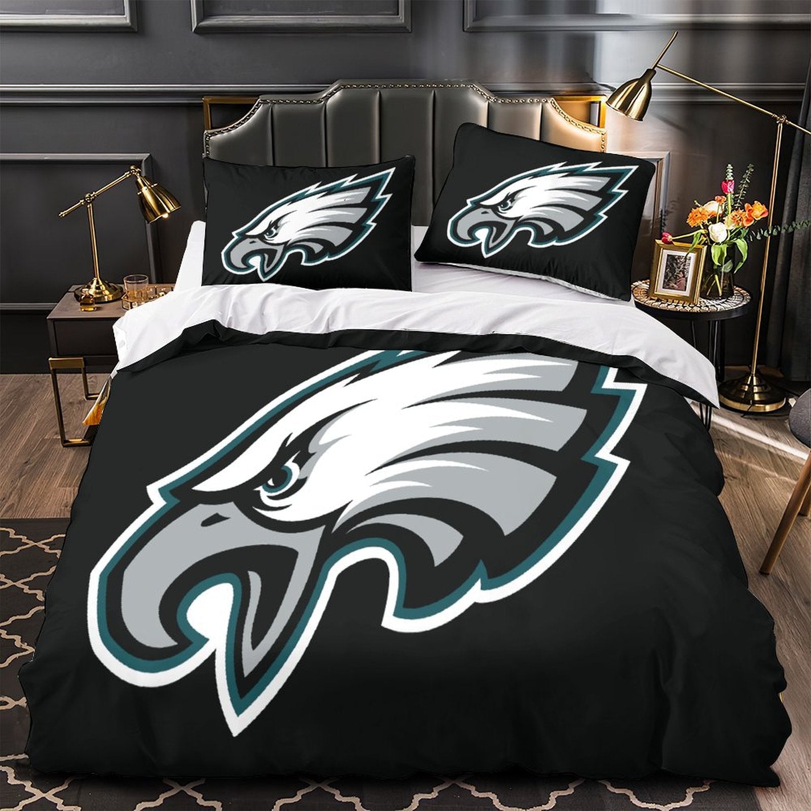 Philadelphia Eagles Duvet Cover Bedding Set