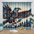 Philadelphia Eagles Curtains Blackout Window Drapes Room Decoration