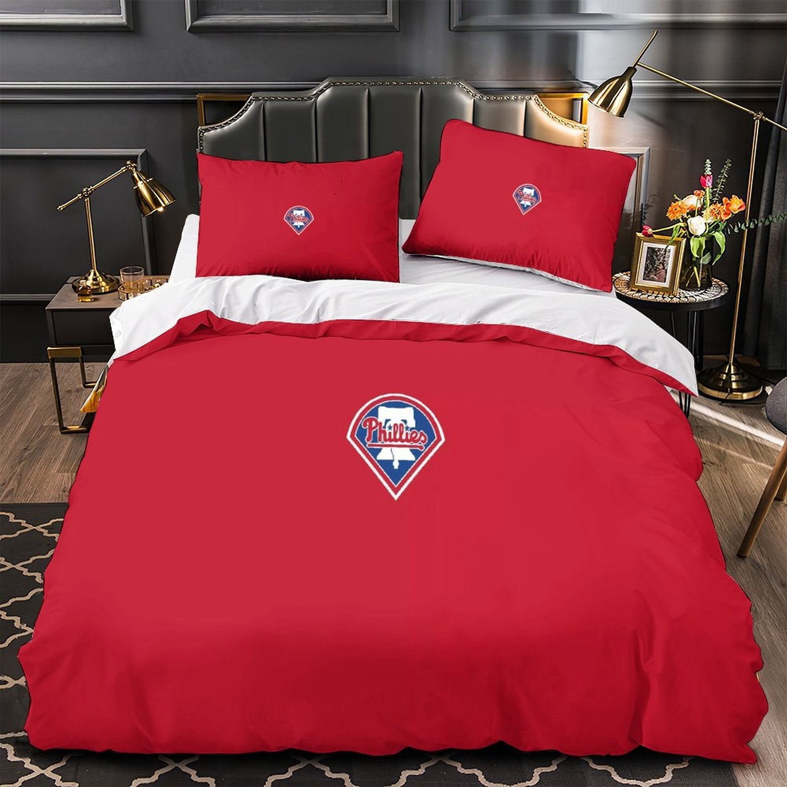 Philadelphia Phillies Bedding Set Quilt Cover Without Filler