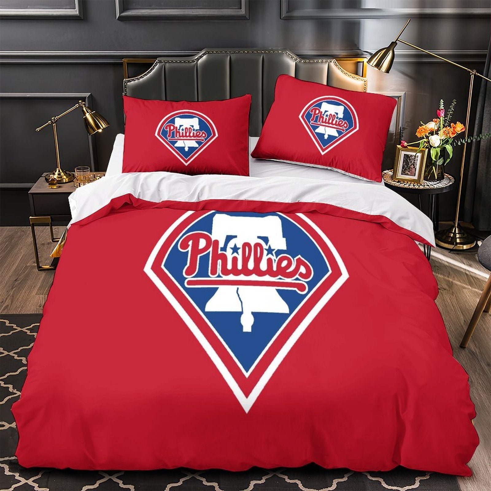 Philadelphia Phillies Bedding Set Quilt Cover Without Filler