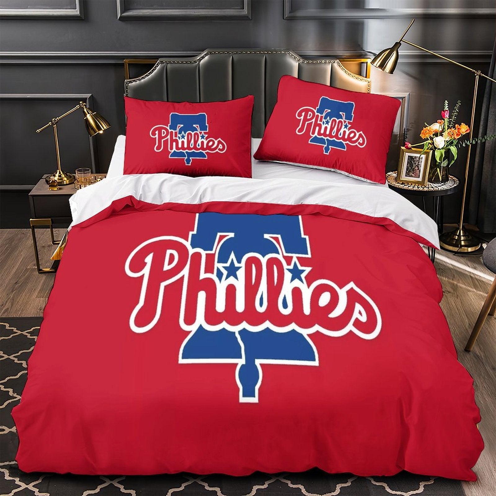 Philadelphia Phillies Bedding Set Quilt Cover Without Filler