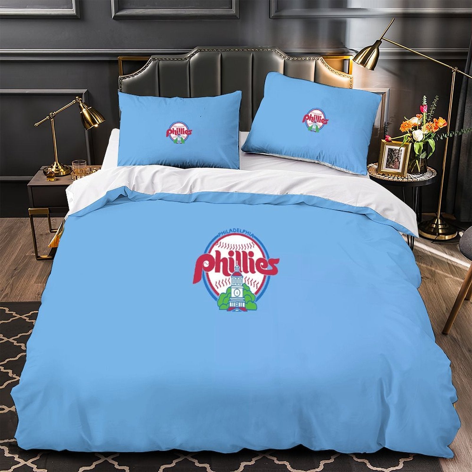 Philadelphia Phillies Bedding Set Quilt Cover Without Filler