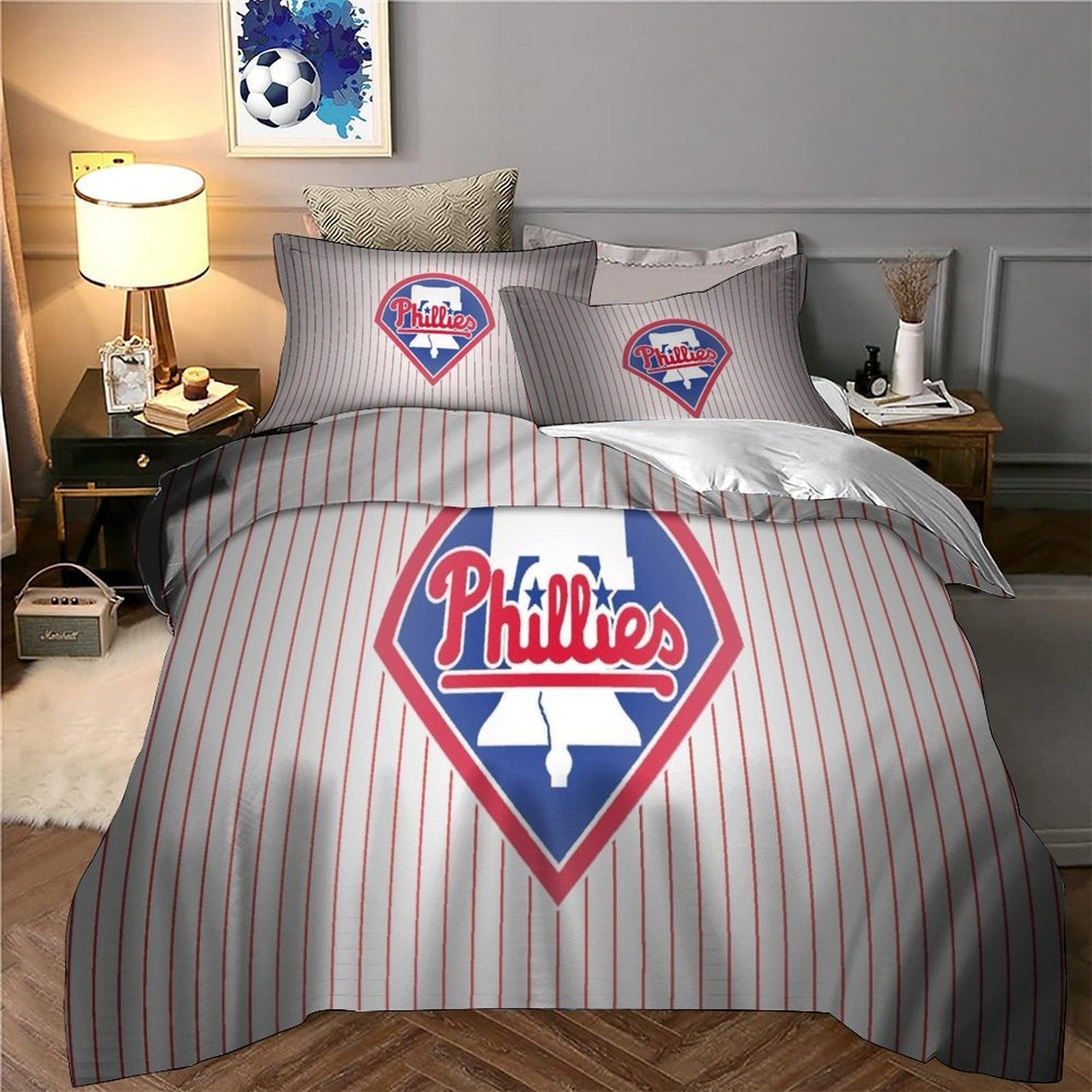 Philadelphia Phillies Bedding Set Quilt Cover Without Filler