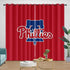Philadelphia Phillies Curtains Blackout Window Drapes Room Decoration