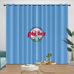 Philadelphia Phillies Curtains Blackout Window Drapes Room Decoration