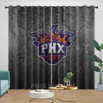 Phoenix Suns Curtains Blackout Window Drapes Room Decoration