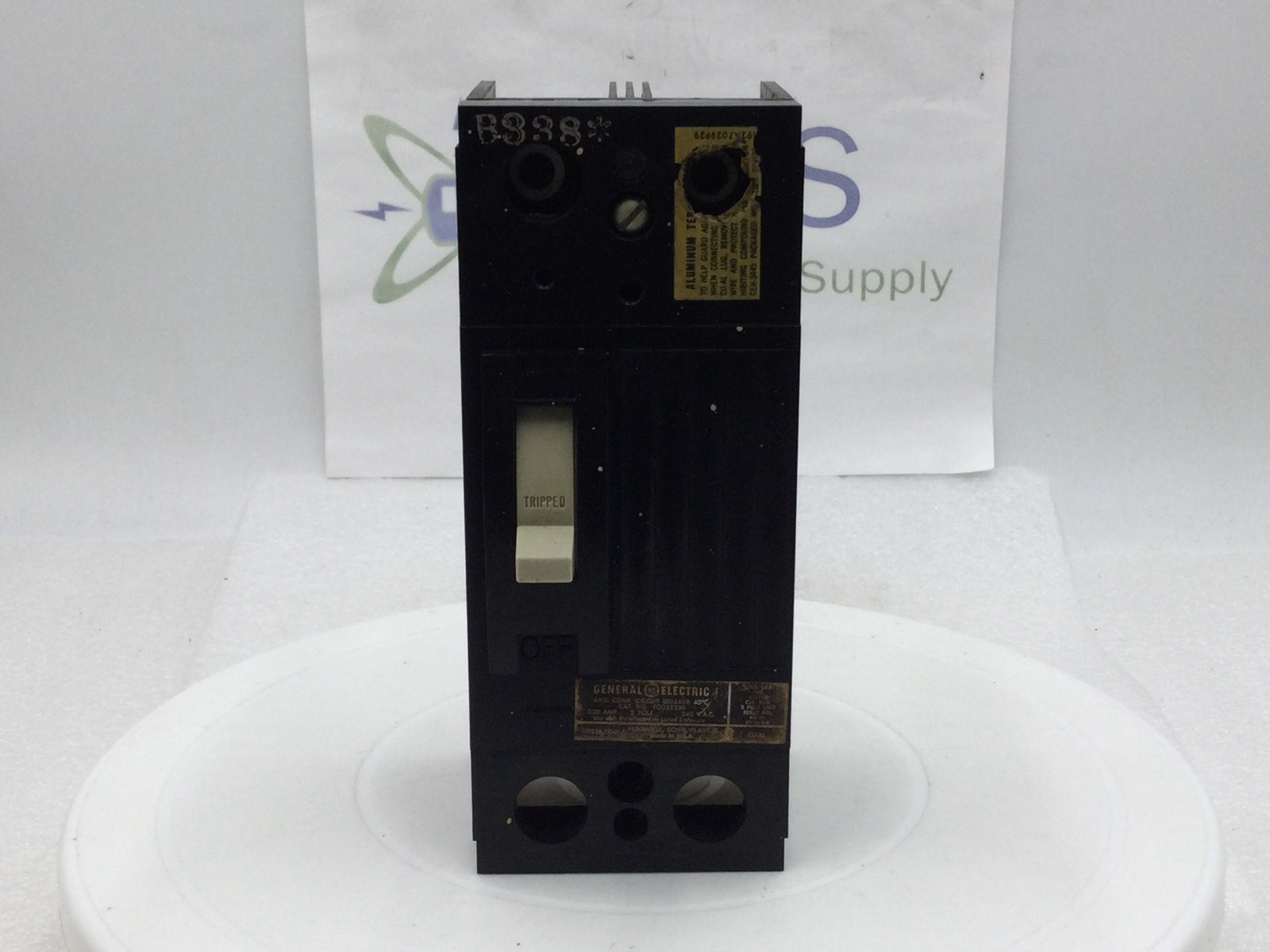 GE General Electric TQD22200/WL 200 Amp 240 Volt 2 Pole 10ka Circuit Breaker