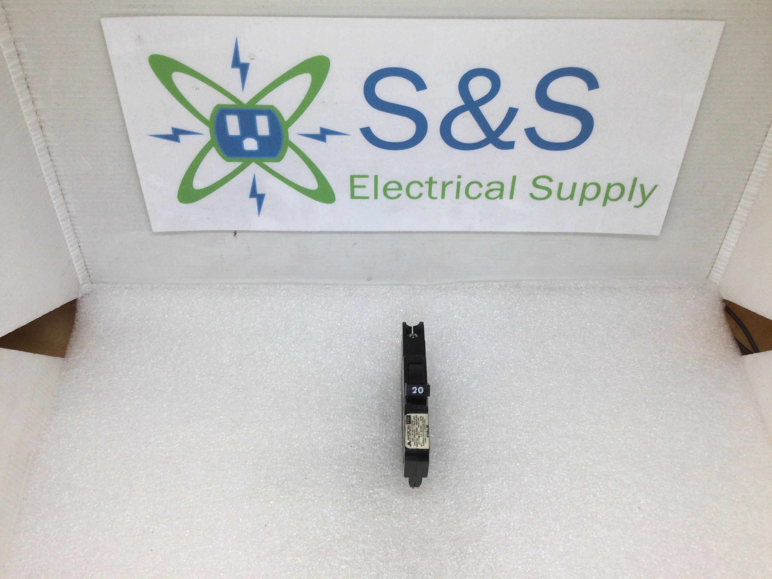 American Brand FPE NC120 1 Pole 20 Amp Circuit Breaker Thin