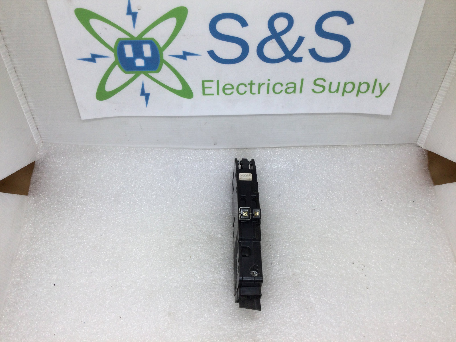 GTE/Sylvania, Zinsco, Challenger, T&B 50 Amp 2 Pole Type RC38-50 Al 120/240 Vac Circuit Breakers