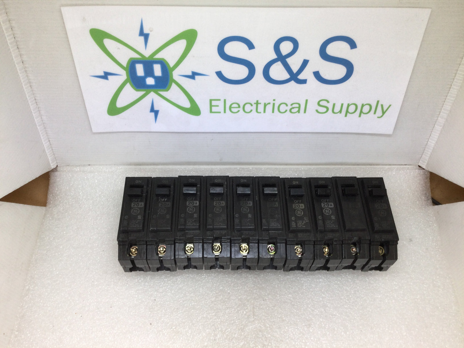 GE General Electric THQL1120 1 Pole 20A Stab In Thick Circuit Breaker