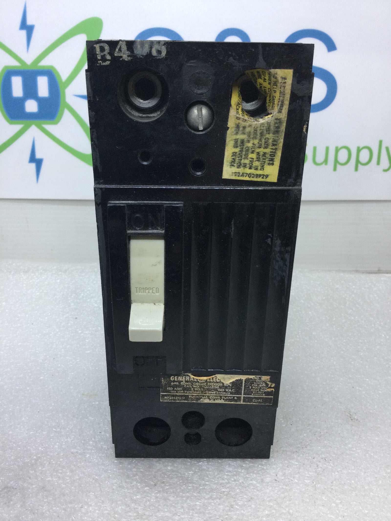 GE General Electric TQD22150 150 Amp 2 Pole 240v Circuit Breaker