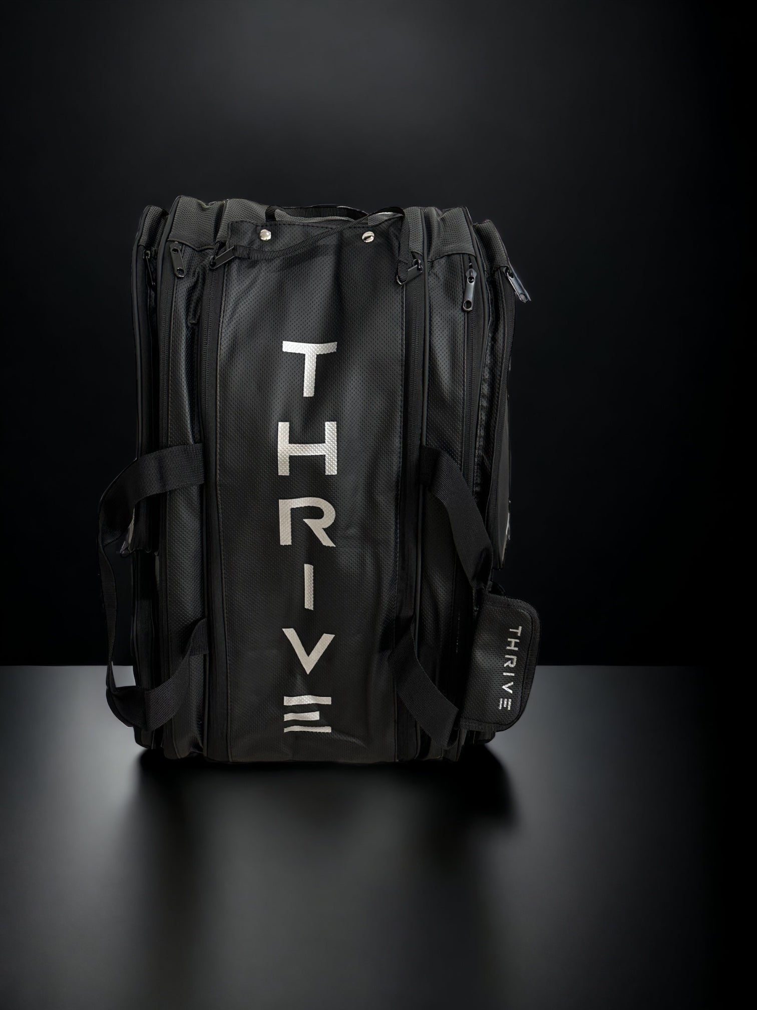 Elite Pro Tour Bag w/shoe bag- BLACK - Pickleball Bag