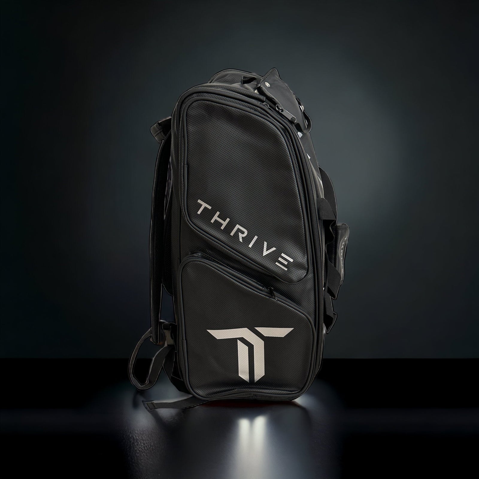 Elite Pro Tour Bag w/shoe bag- BLACK - Pickleball Bag