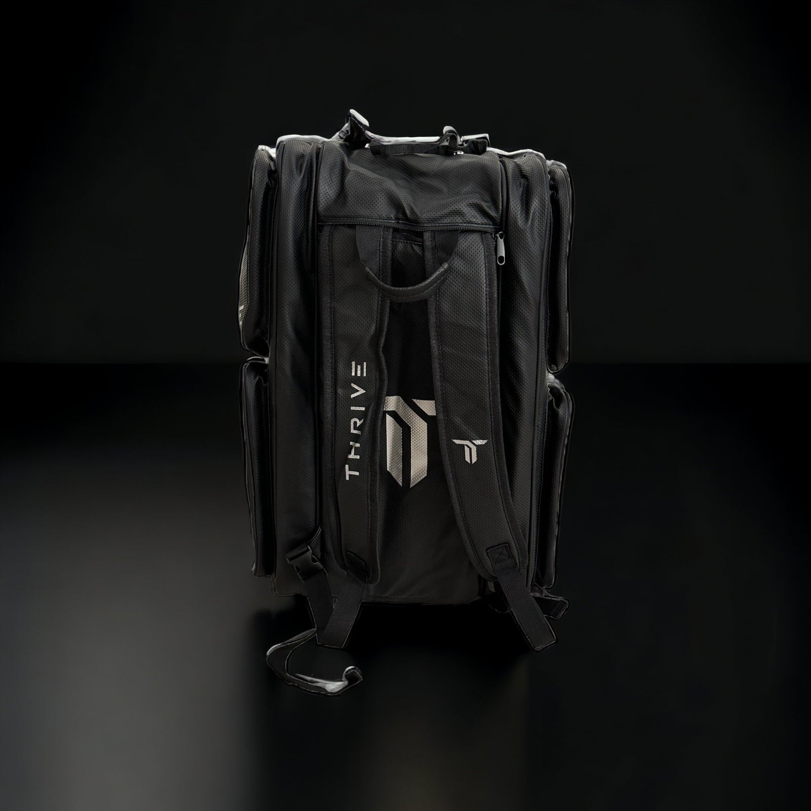 Elite Pro Tour Bag w/shoe bag- BLACK - Pickleball Bag