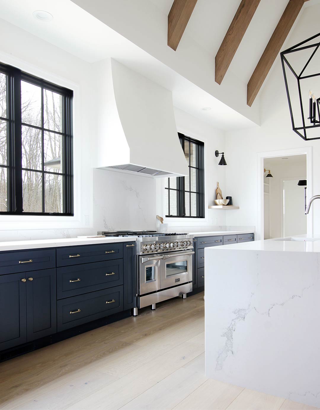 Kitchen Range Hood Venetian Plaster