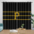 Pittsburgh Pirates Curtains Blackout Window Drapes Room Decoration