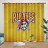 Pittsburgh Pirates Curtains Blackout Window Drapes Room Decoration