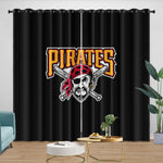 Pittsburgh Pirates Curtains Blackout Window Drapes Room Decoration