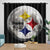 Pittsburgh Steelers Curtains Blackout Window Drapes Room Decoration