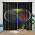 Pittsburgh Steelers Curtains Blackout Window Drapes Room Decoration