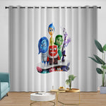 Pixar's Inside Out 2 Curtains Blackout Window Drapes Room Decoration