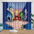 Pixar's Inside Out 2 Curtains Blackout Window Drapes Room Decoration