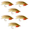 Platte River Special Classic Streamer Flies - Set of 6- Hook Size 4
