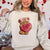 Plush Teddy Valentine Sweatshirt – Furry Look 3D Print Sweater