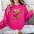 Plush Teddy Valentine Sweatshirt – Furry Look 3D Print Sweater